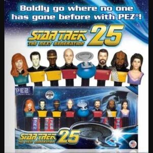 Star Trek Next Generation PEZ Dispensers 25th Anniversary Limited Edition- New